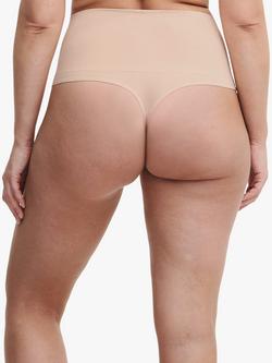 Chantelle Light Shaping High Waisted String Knickers - view 2, Clay Nude