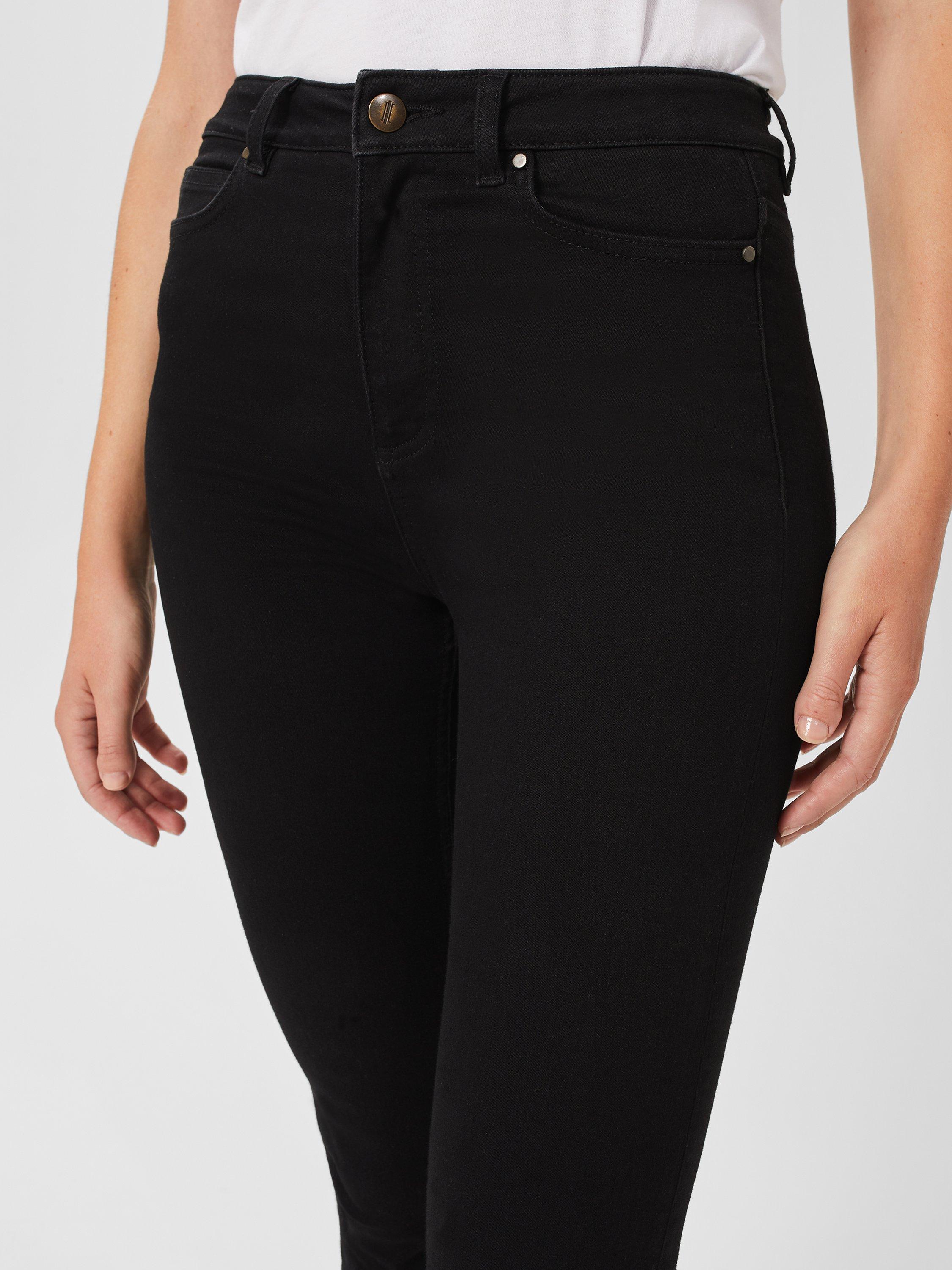 Hobbs Petite Gia Jeans, Black, 6