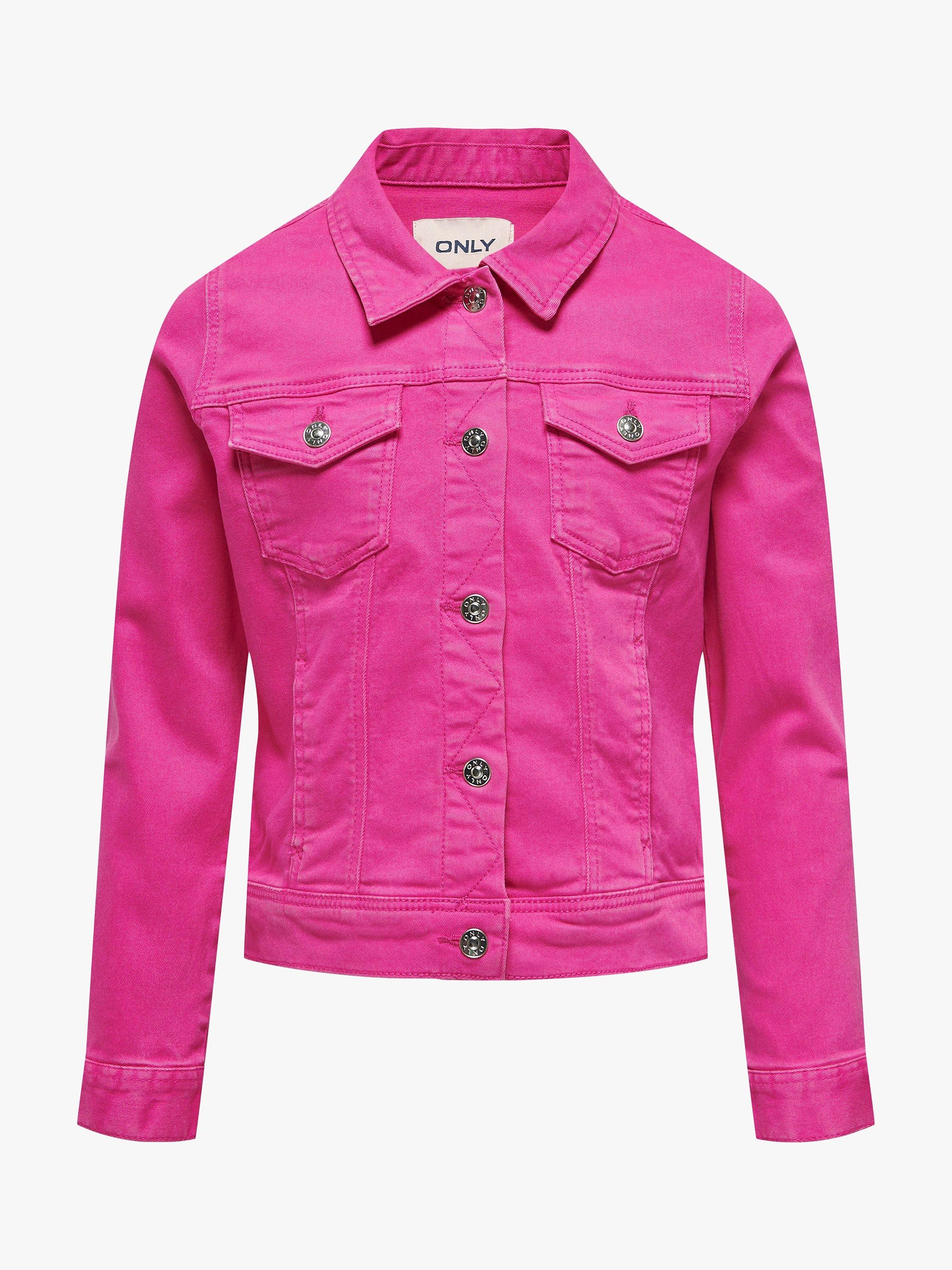 KIDS ONLY Kids Plain Denim Jacket Raspberry Rose