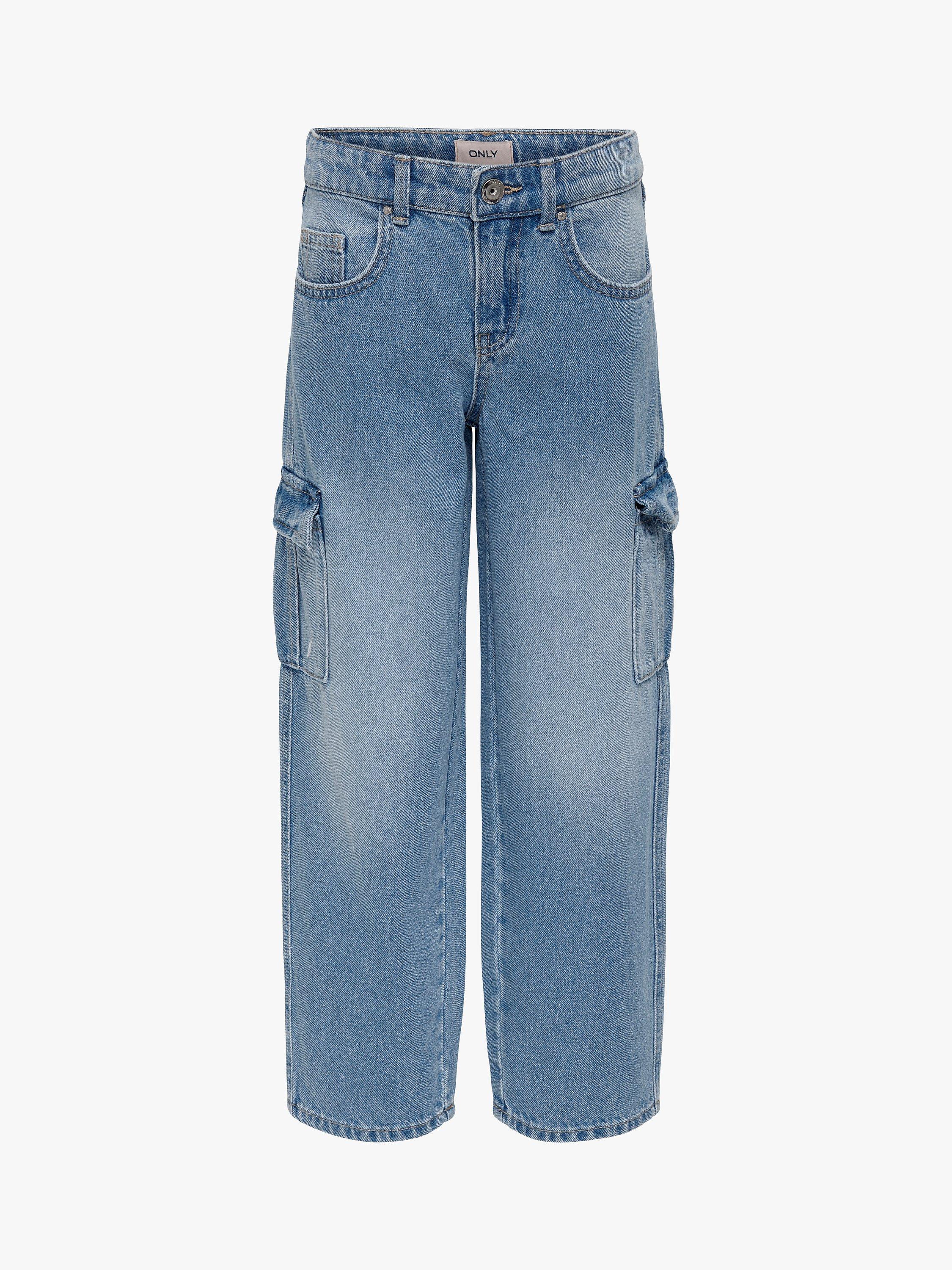 Kids ONLY Kids' Cargo Jeans, Light Blue