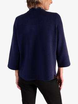 chesca Short Jacket - view 2, Navy