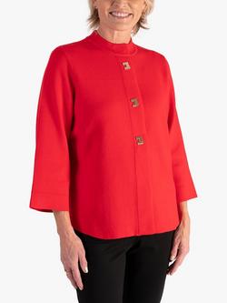 chesca Short Jacket, Poppy