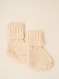 Truly Baby Knitted Booties, Oat