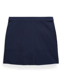 Ralph Lauren Kids' Wimbledon Ball Kid Skort, Refined Navy - view 2, Refined Navy