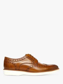 Oliver Sweeney Baberton Leather Brogue Derby Shoes, Light Tan, Light Tan