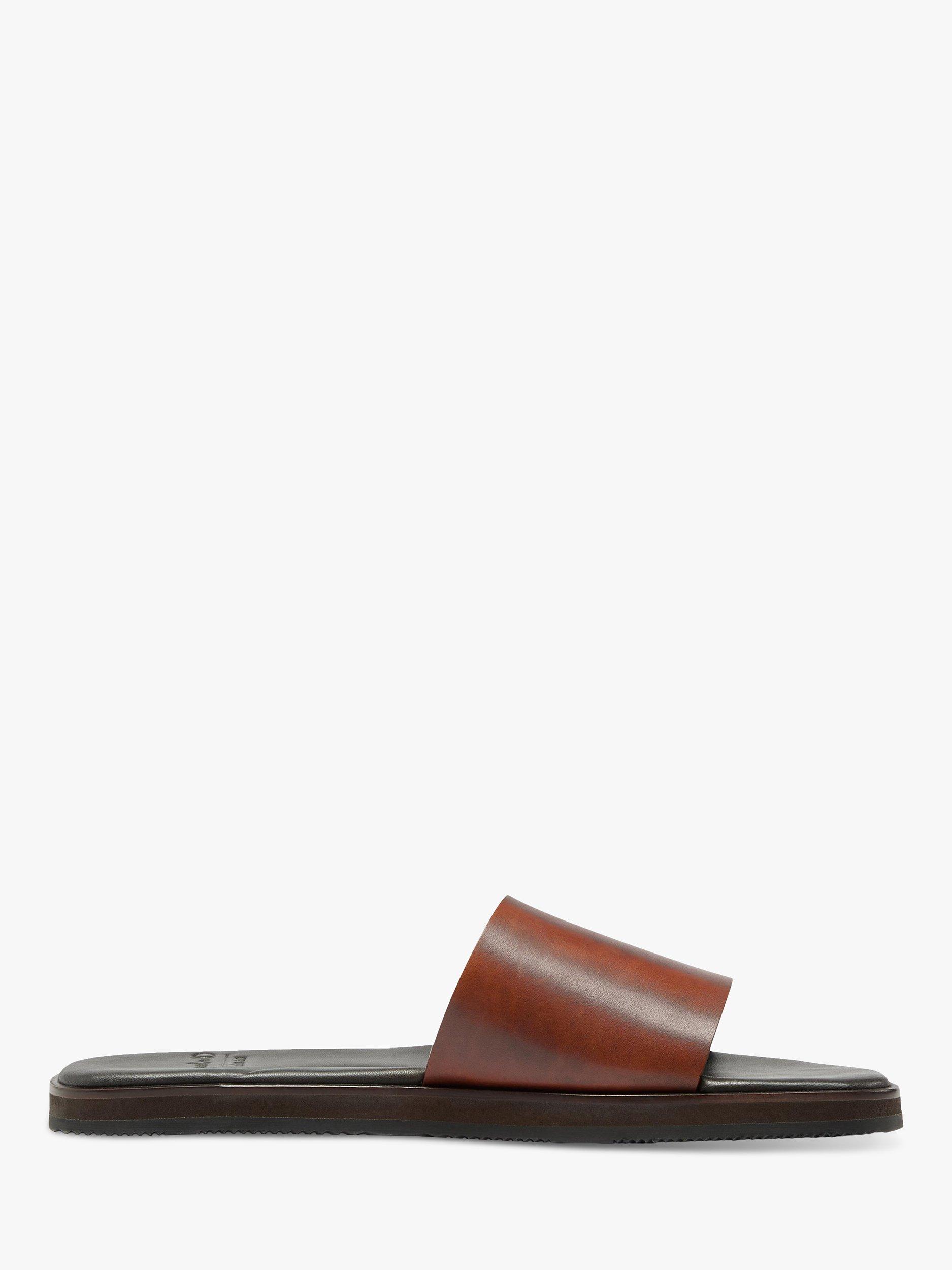Oliver Sweeney Blythe Leather Slide Sandals, Tan
