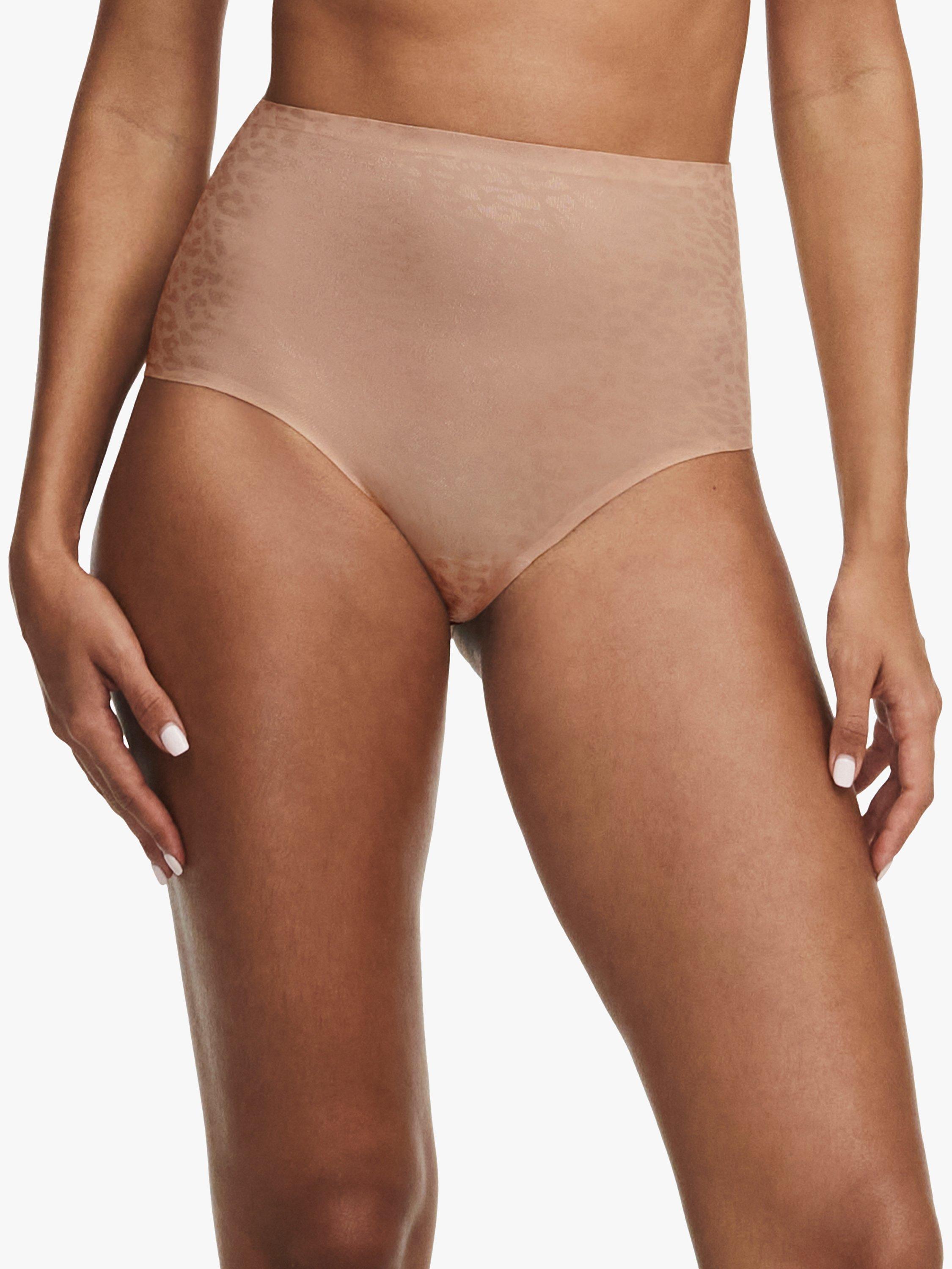 Chantelle Leopard Print Soft Stretch High Waisted Knickers, Shimmer