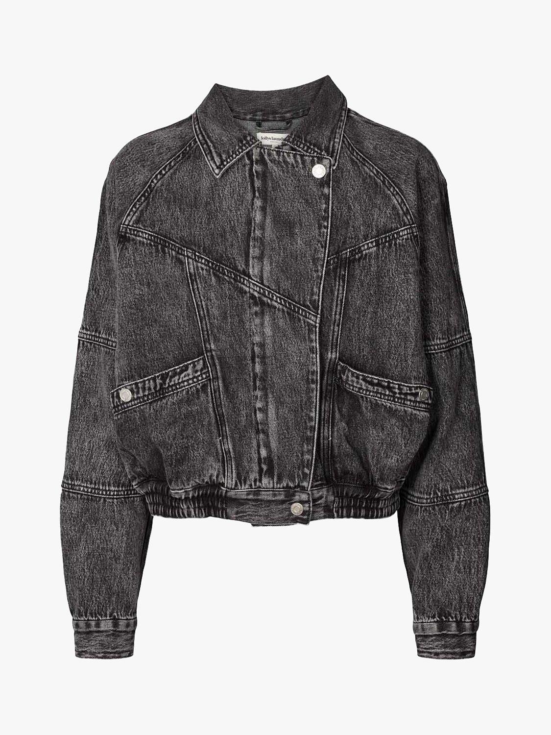 Product image 4 of 5, which shows Lollys Laundry Kingston Denim Jacket, Dark Grey, XS
