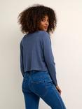 KAFFE Astrid Bolero Cardigan, Vintage Indigo