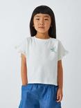 John Lewis Kids' Sequin Parrot T-Shirt, Snow White