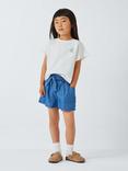 John Lewis Kids' Sequin Parrot T-Shirt, Snow White