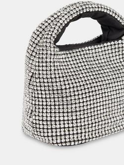 Whistles Luz Embellished Mini Grab Bag, Black - view 2, Black