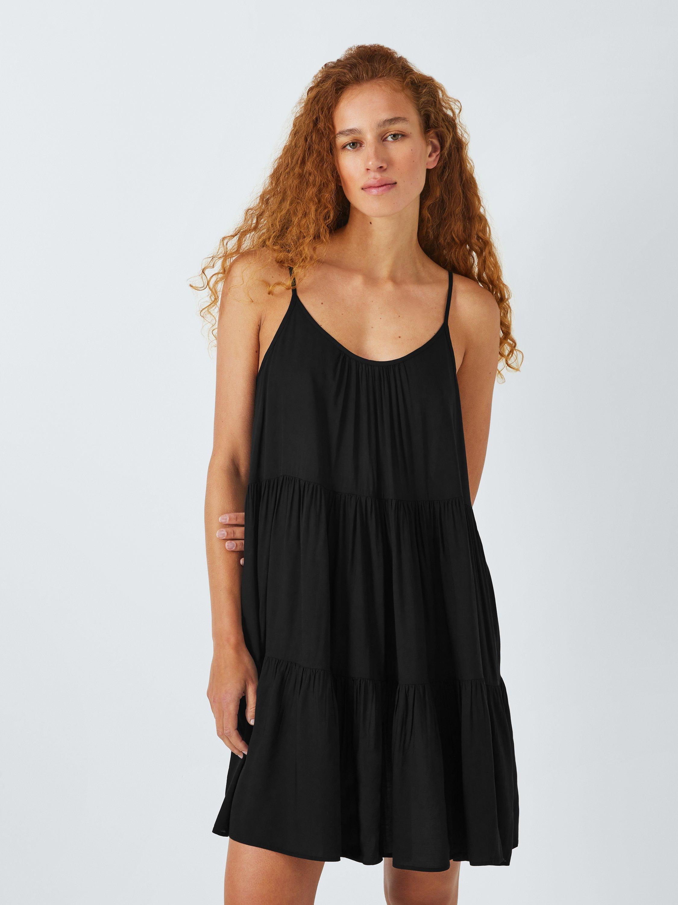 John Lewis ANYDAY Tiered Mini Beach Dress