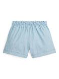 Ralph Lauren Kids' Camp Bottom Shorts, Medium Wash