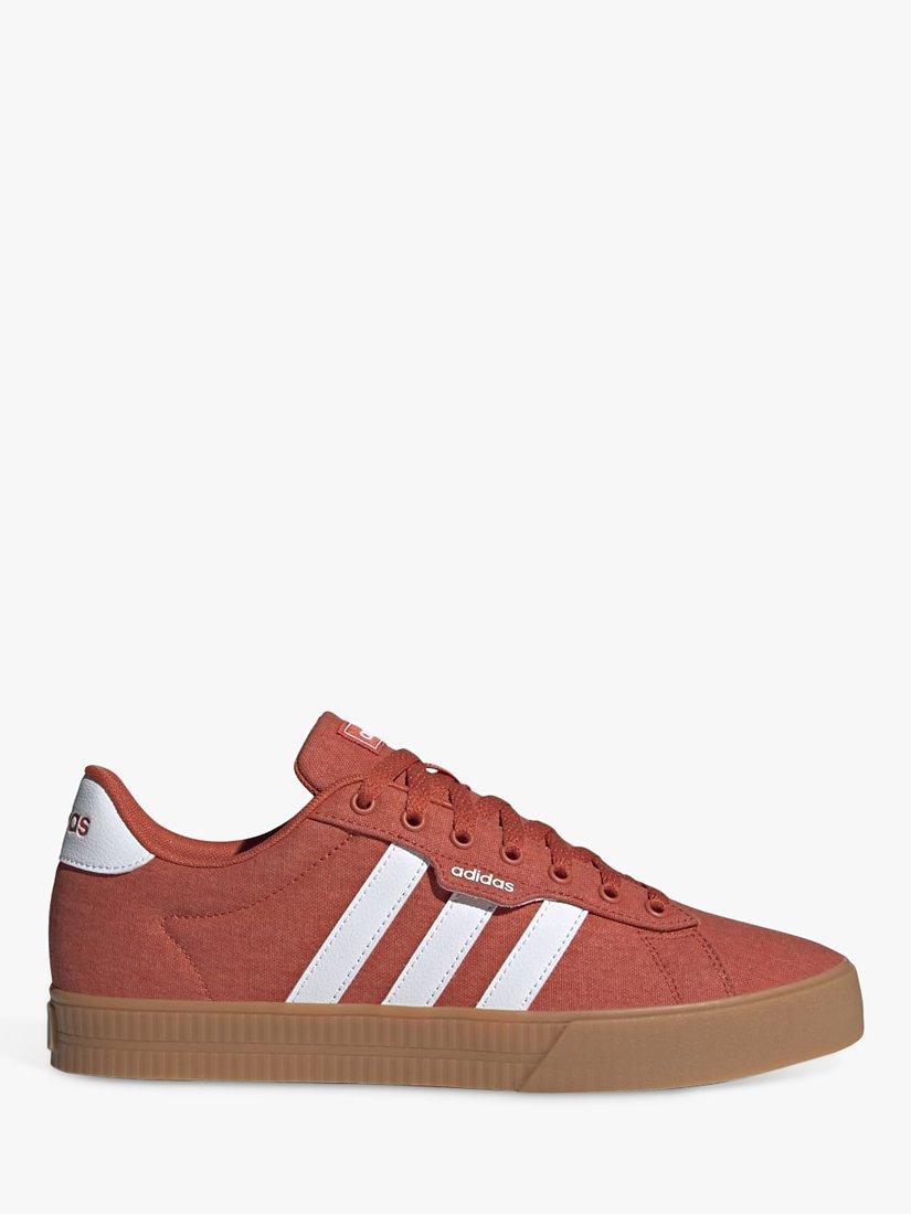 adidas Daily 3.0 Canvas Trainers Red