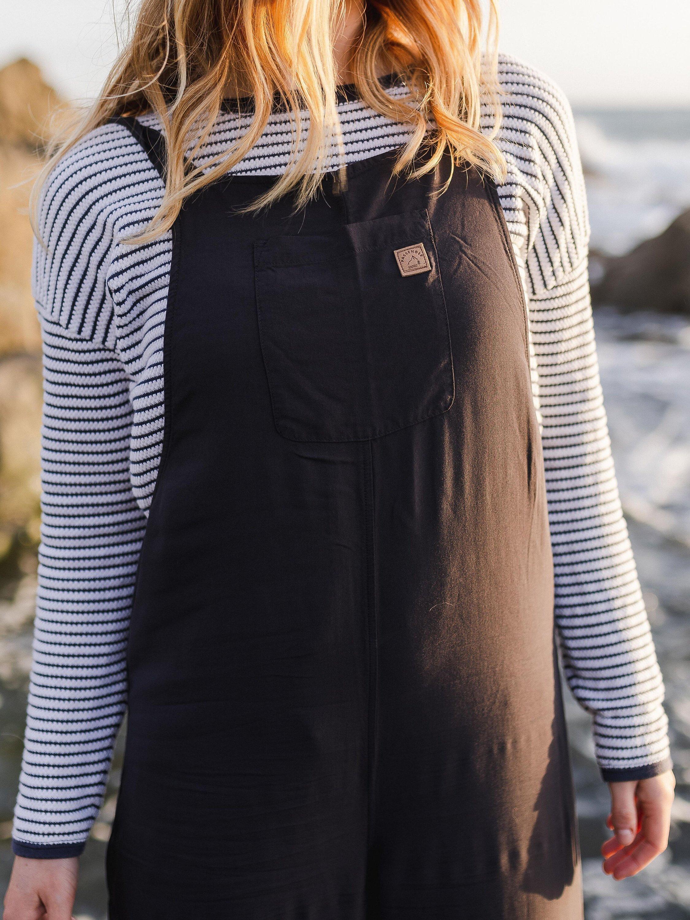 Product image 8 of 9, which shows Passenger Lazy Day Dungarees, Faded Black, XL