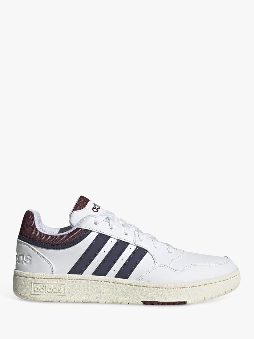 adidas Hoops 3.0 Men's Trainers, White/Navy