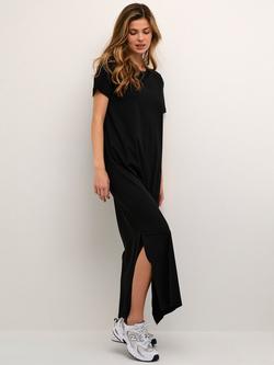 KAFFE Celina T-Shirt Dress, Black Deep