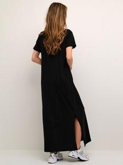 KAFFE Celina T-Shirt Dress - view 2, Black Deep