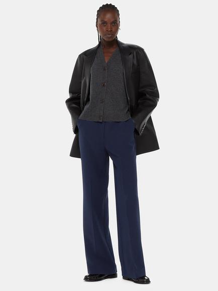 Whistles Ultimate Full Length Trousers, Navy, Navy