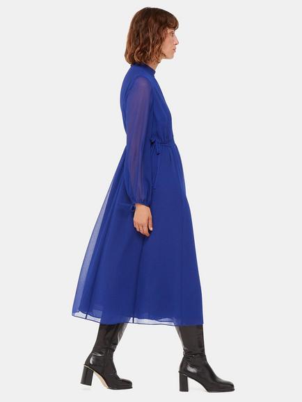 Whistles Ivy Midi Dress, Blue, Blue