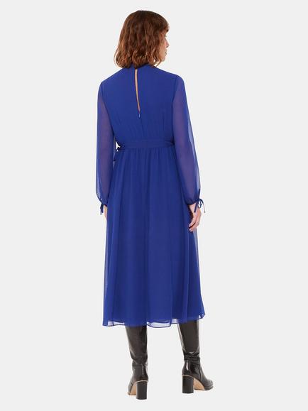 Whistles Ivy Midi Dress, Blue - view 2, Blue