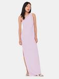 Whistles Bethan One Shoulder Maxi Dress, Lilac