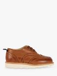 Young Soles Kids' Brando Leather Brogues, Tan