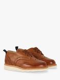 Young Soles Kids' Brando Leather Brogues, Tan