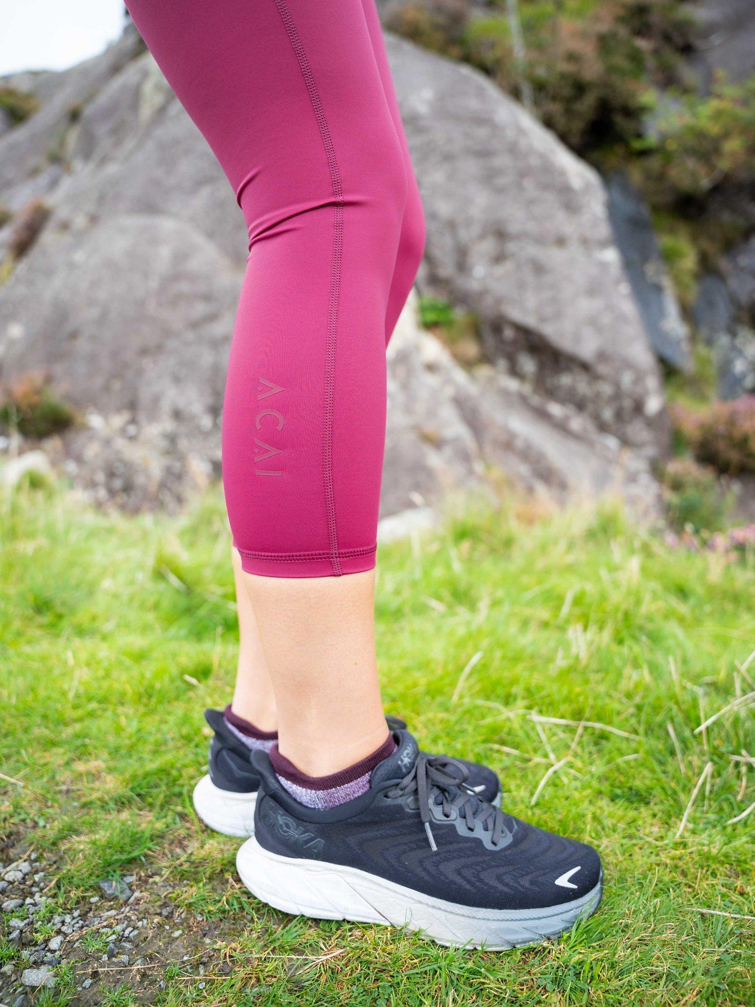 Product image 4 of 6, which shows ACAI On The Go 7/8 Length Leggings, Berry, 6R
