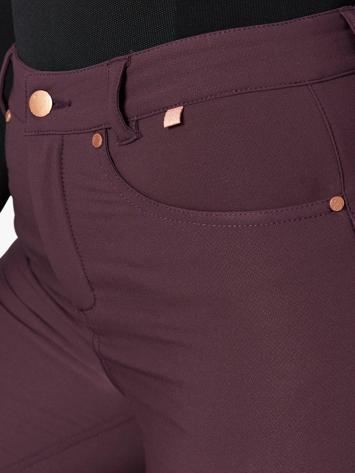 ACAI Thermal Skinny Outdoor Trousers, Aubergine, 24S