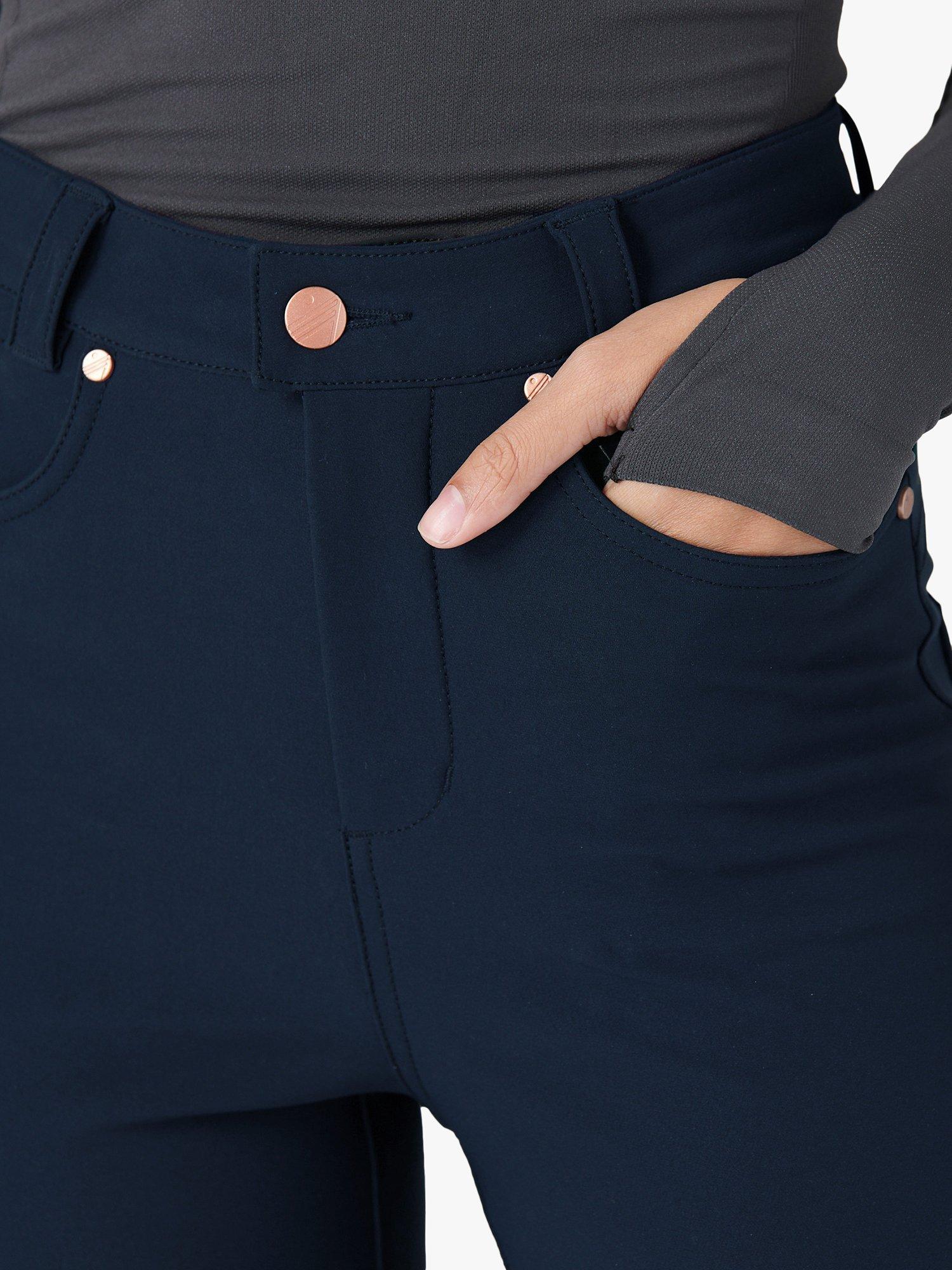 Product image 5 of 6, which shows ACAI Thermal Skinny Outdoor Trousers, Deep Navy, 24S