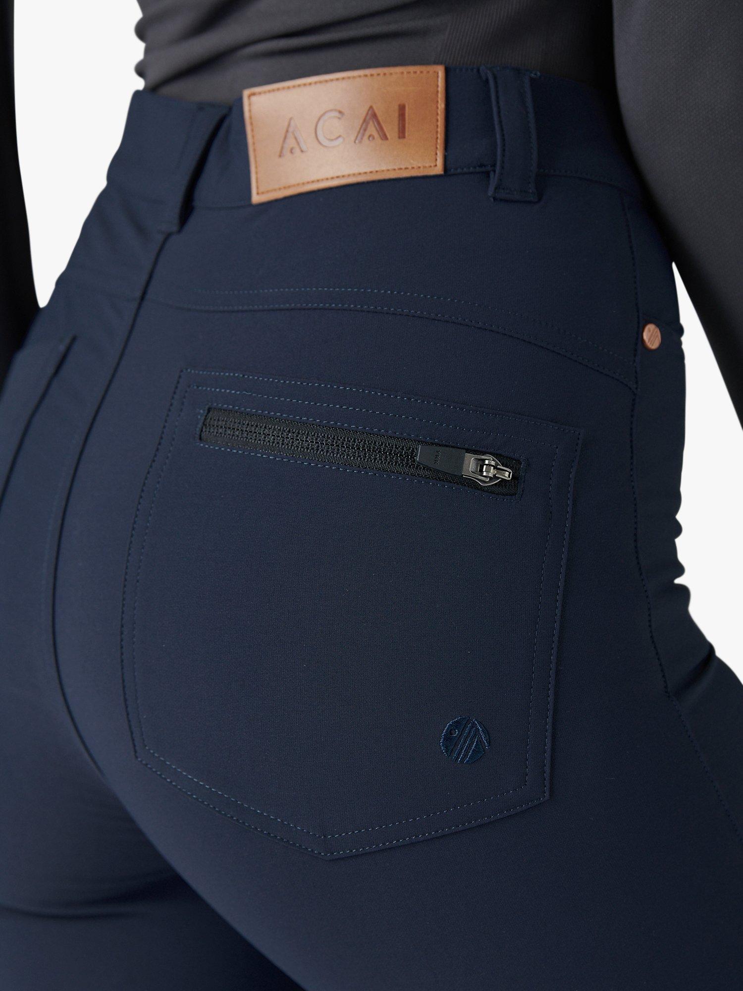 Product image 6 of 6, which shows ACAI Thermal Skinny Outdoor Trousers, Deep Navy, 24S