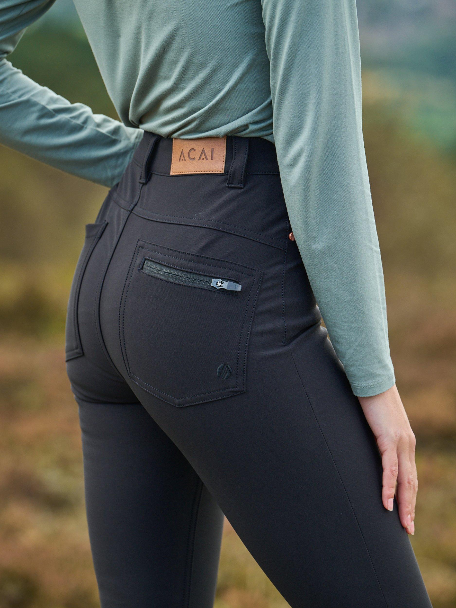 Product image 7 of 8, which shows ACAI Aventurite Stretch Skinny Outdoor Trousers, Black, 24S