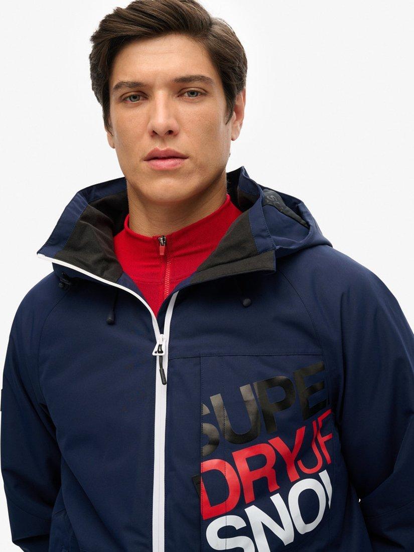 Product image 4 of 6, which shows Superdry Freestyle Core Ski Jacket, Rich Navy, XXXL