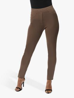 James Lakeland Cigarette Trousers, Taupe