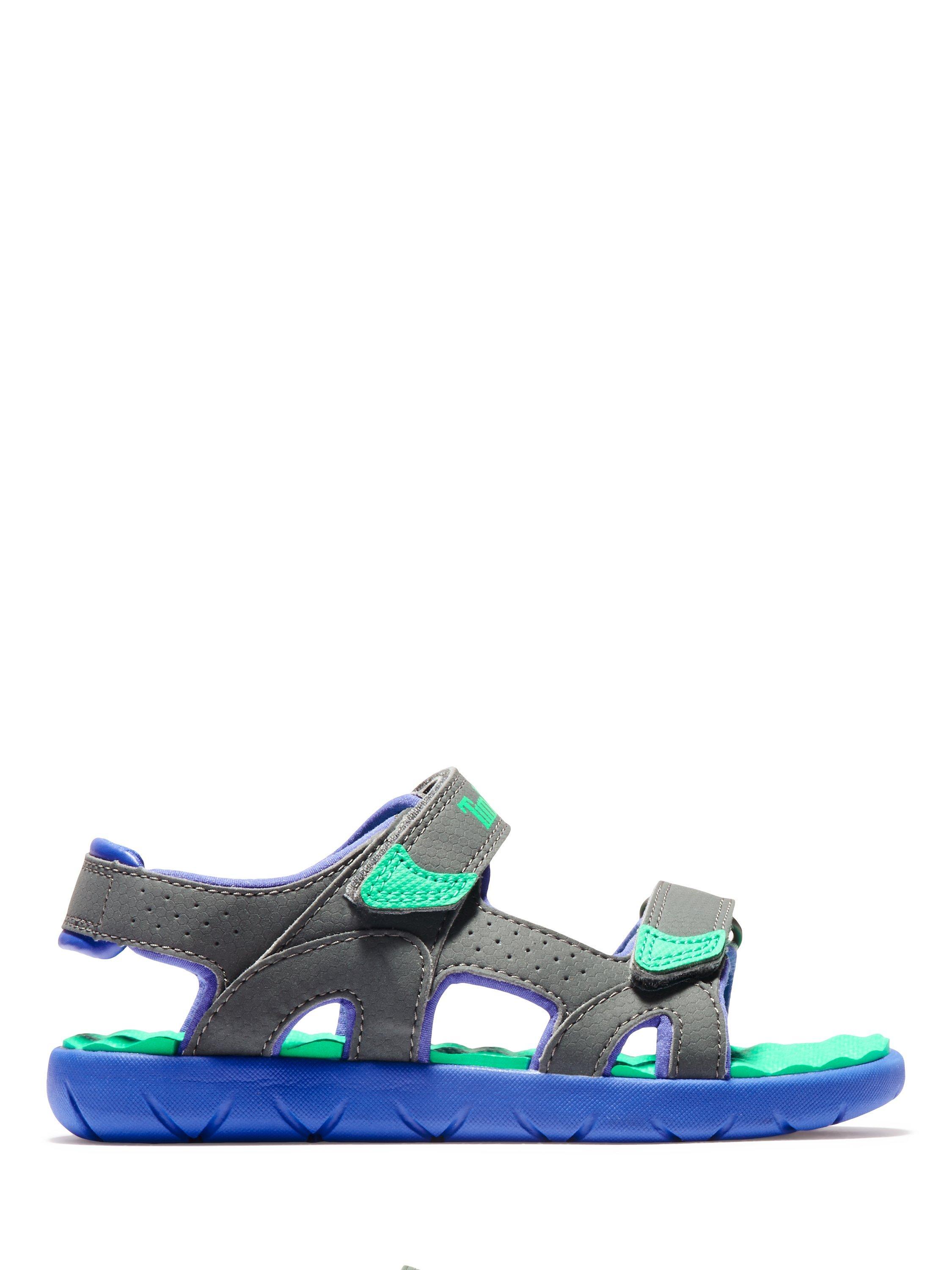 Product image 1 of 8, which shows Timberland Kids' Perkins Row Sandals, Khaki, 23