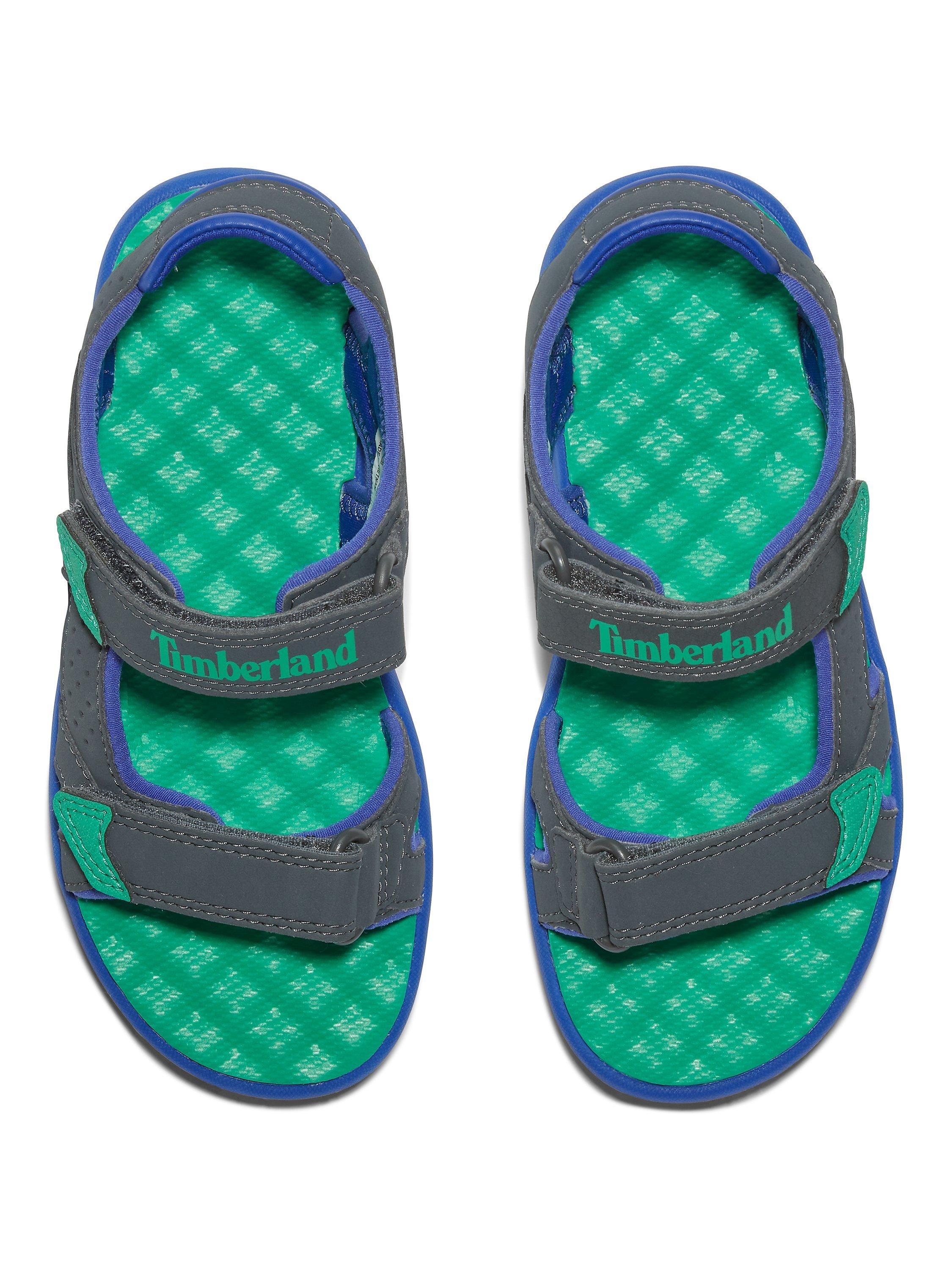 Product image 8 of 8, which shows Timberland Kids' Perkins Row Sandals, Khaki, 23