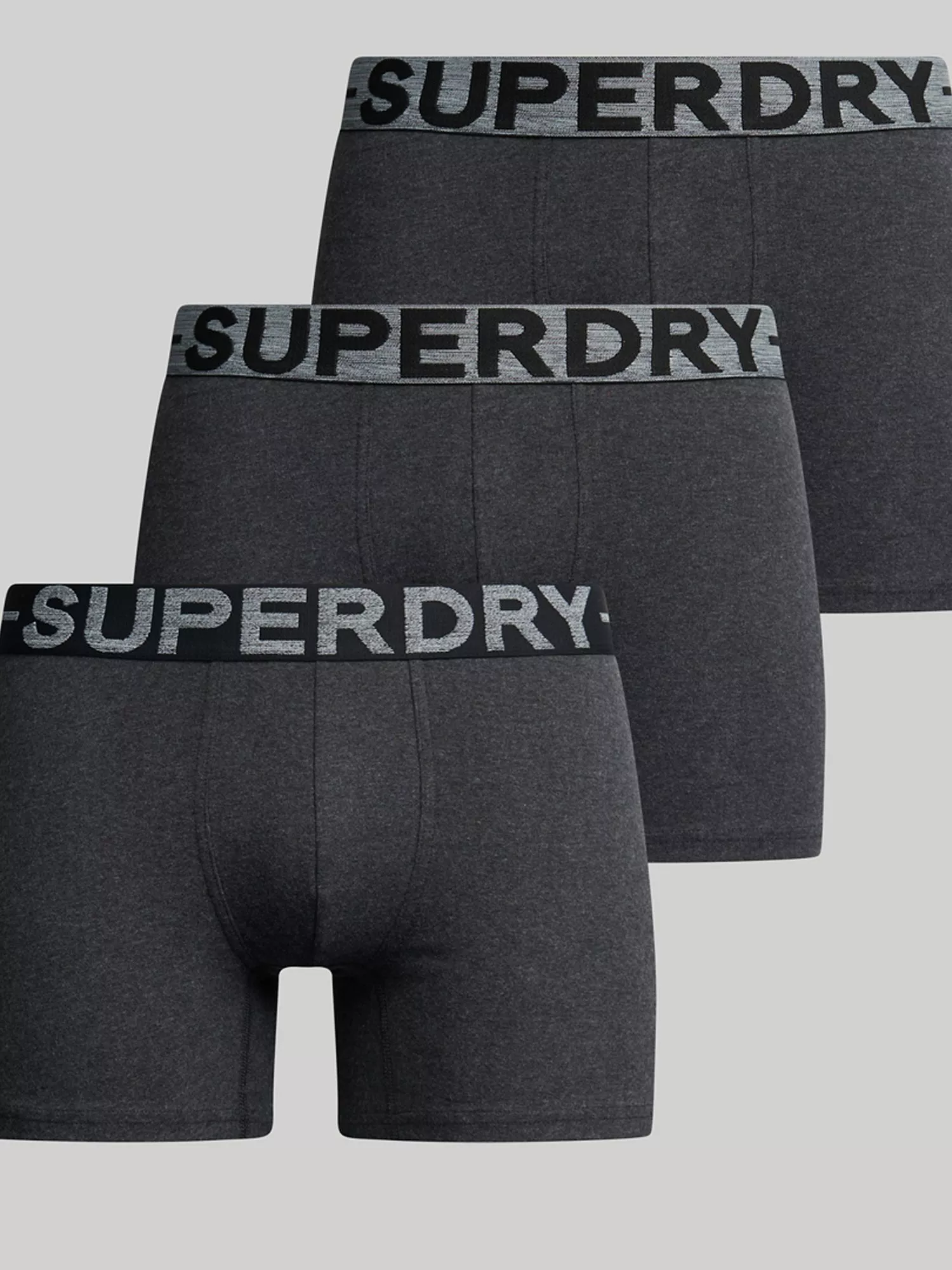 Superdry Organic Cotton Blend Boxers, Pack of 3