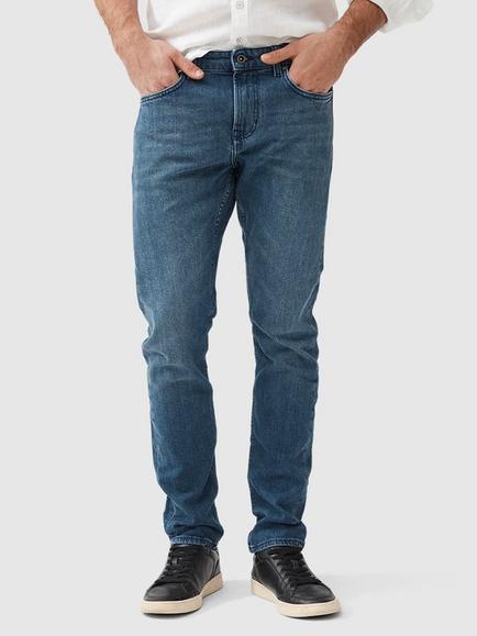 Rodd & Gunn Oaro Slim Fit Italian Denim Jeans, Blue, Blue