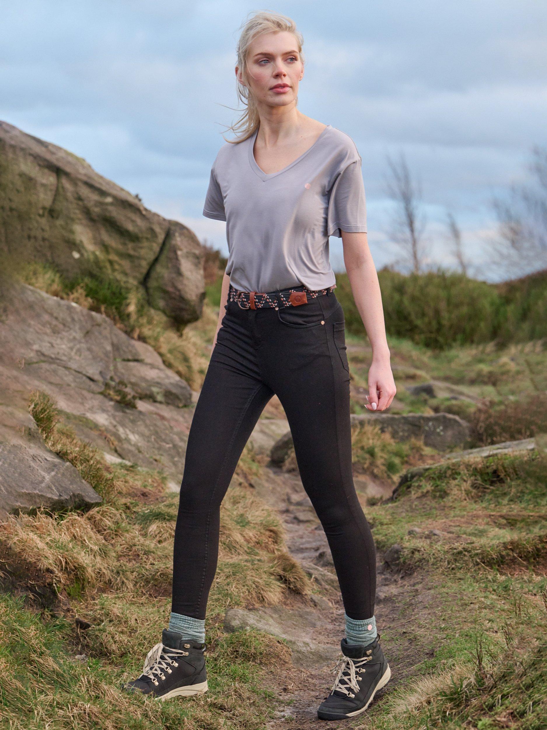 ACAI Skinny Outdoor Jeans, Black, 24S