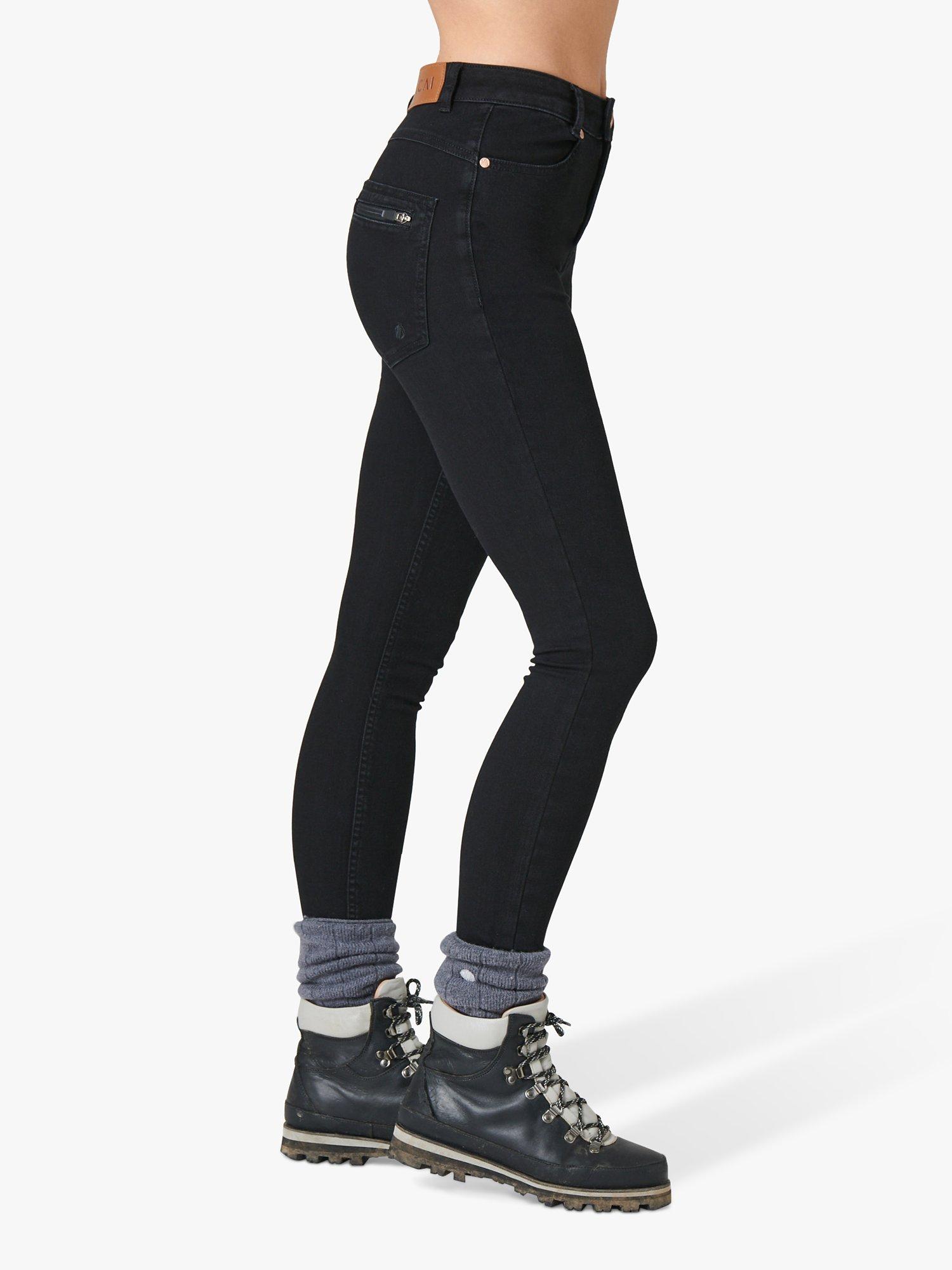 ACAI Skinny Outdoor Jeans, Black, 24S