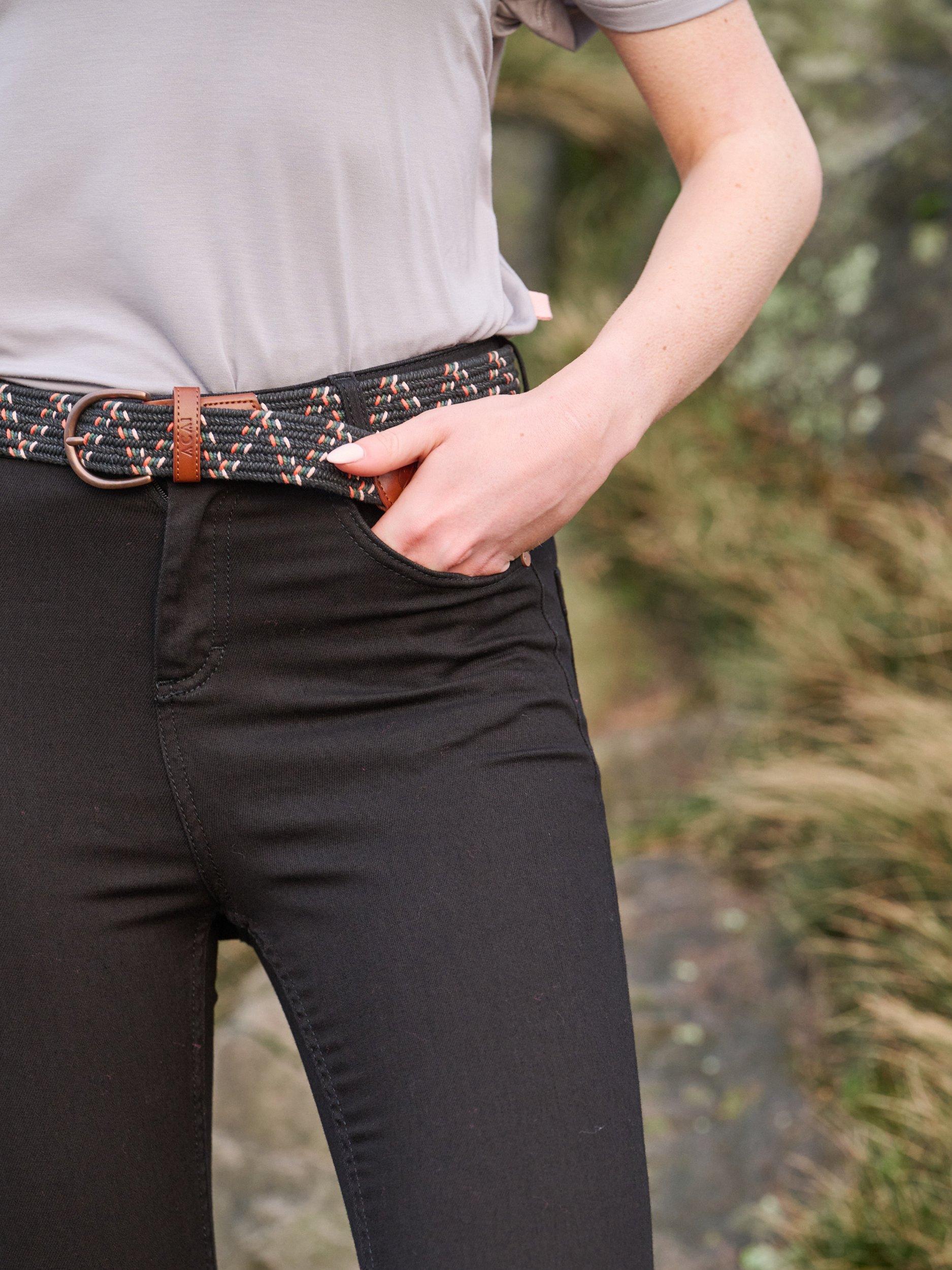 ACAI Skinny Outdoor Jeans, Black, 24S
