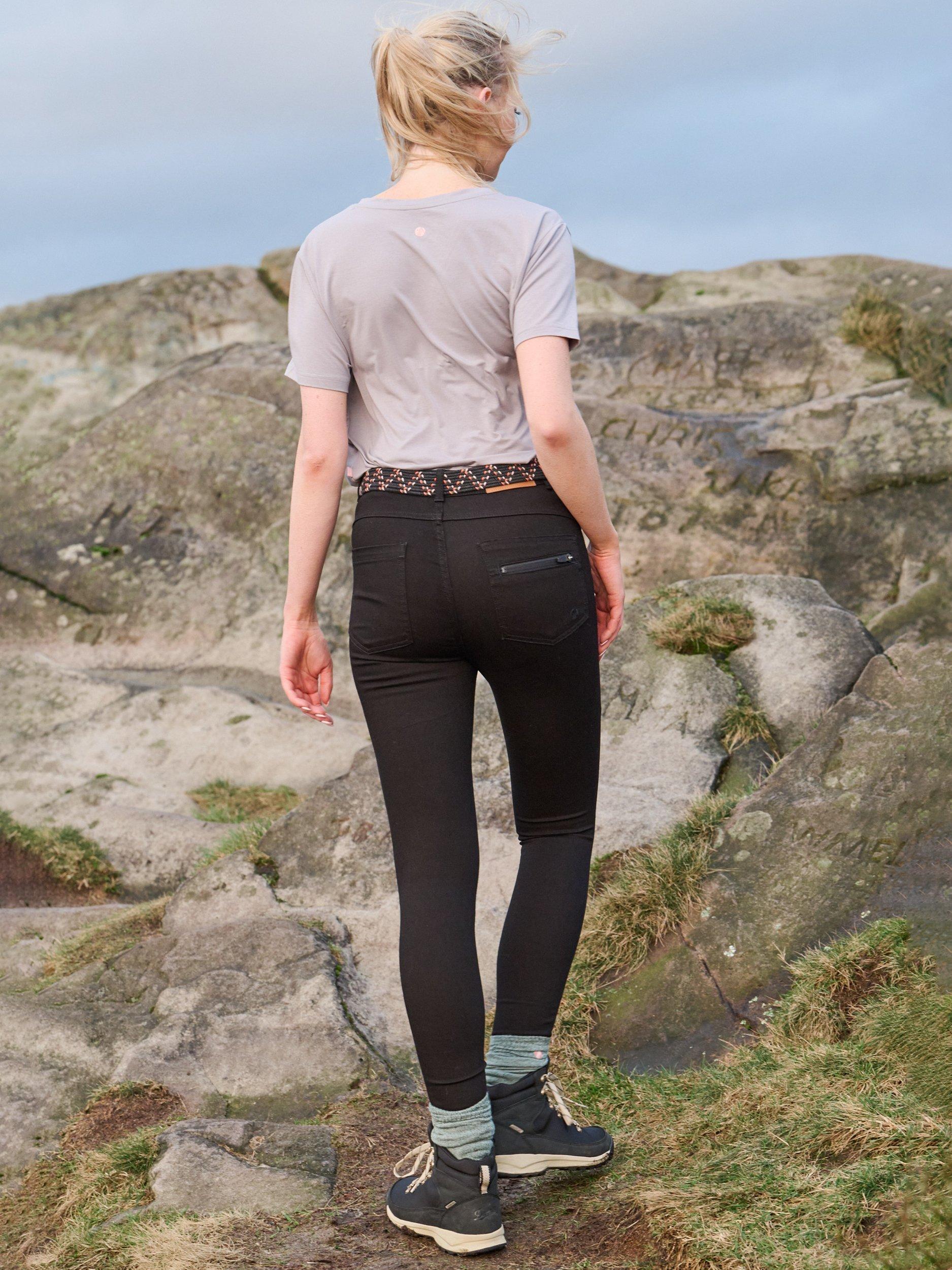 ACAI Skinny Outdoor Jeans, Black, 24S