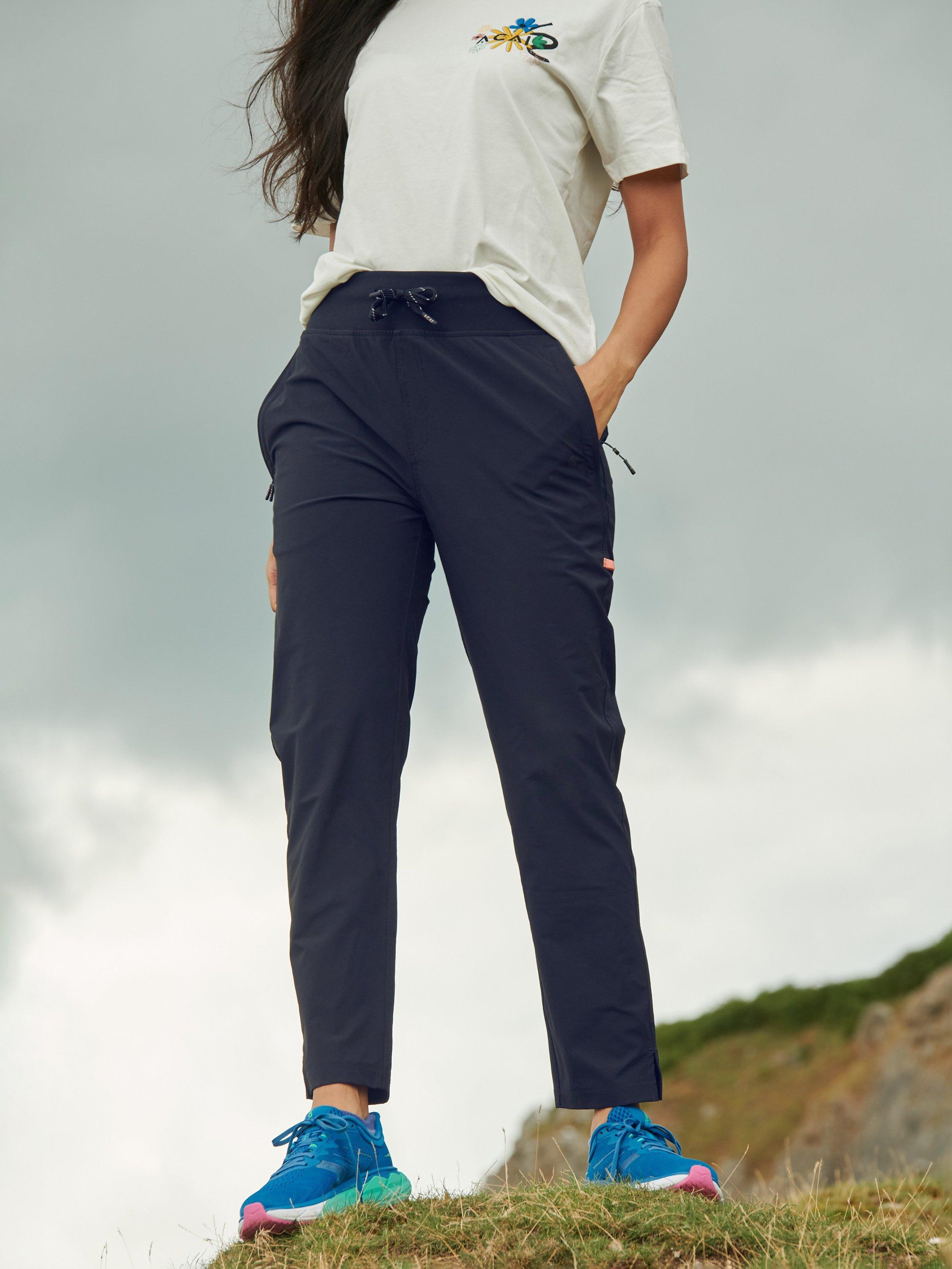 Product image 1 of 5, which shows ACAI Atlas Jogger Style Trousers, Deep Navy, 6S