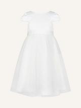 Monsoon Kids Bernadette Tulle Embroiderd Occasion Maxi Dress Ivory