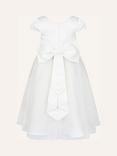 Monsoon Kids' Tulle Bow Bridesmaid Dress, Ivory, Ivory
