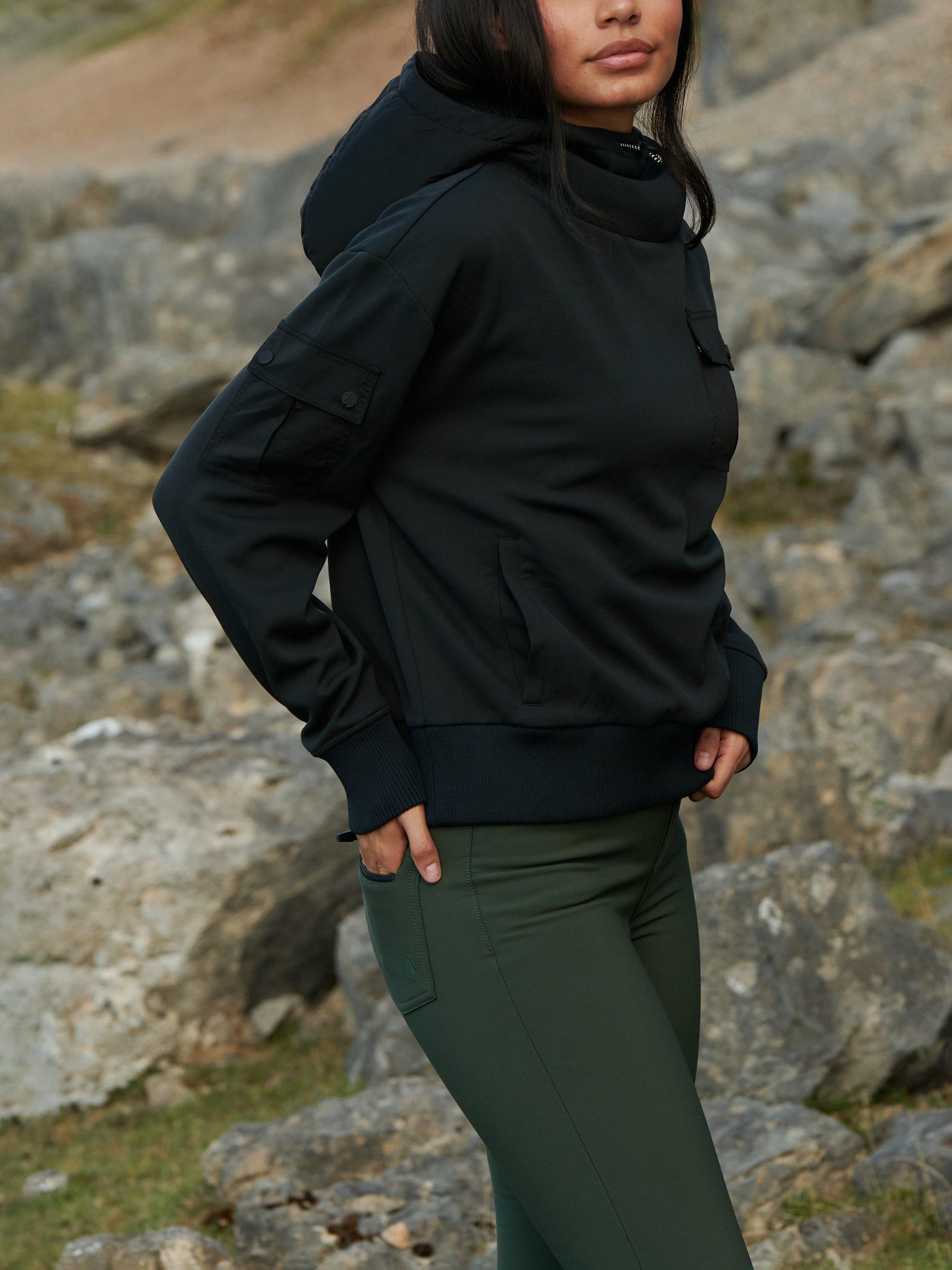Product image 3 of 9, which shows ACAI Go Explore Hoodie, Black, XS