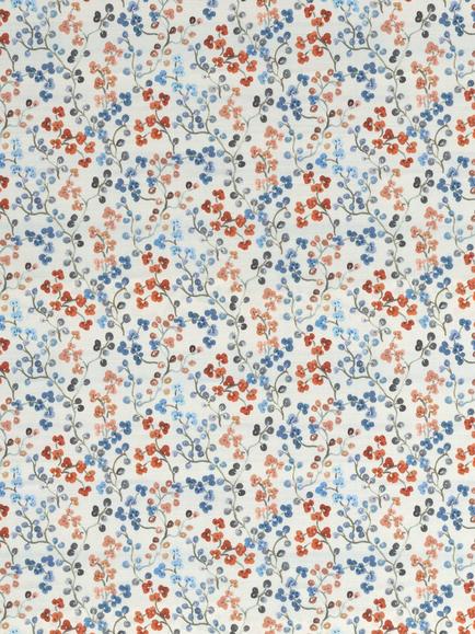 John Lewis Clover Print Pair Blackout/Thermal Lined Pencil Pleat Curtains, Multi - view 2, Multi