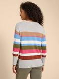 White Stuff Olive Striped Jumper